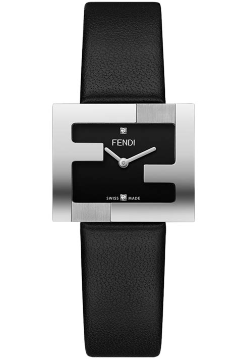 fendi watch with ff logo